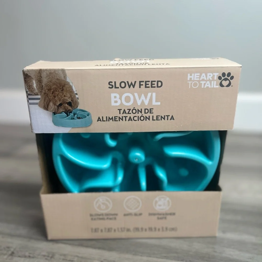 Heart to Tail Slow Feed Pet Bowl